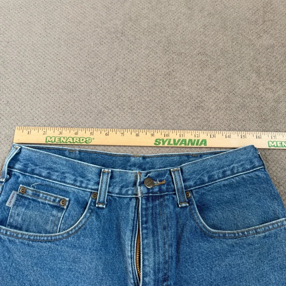 Vintage 2000s Carhartt B17-DST Relaxed Fit Denim Jeans Blue 34x28 Workwear